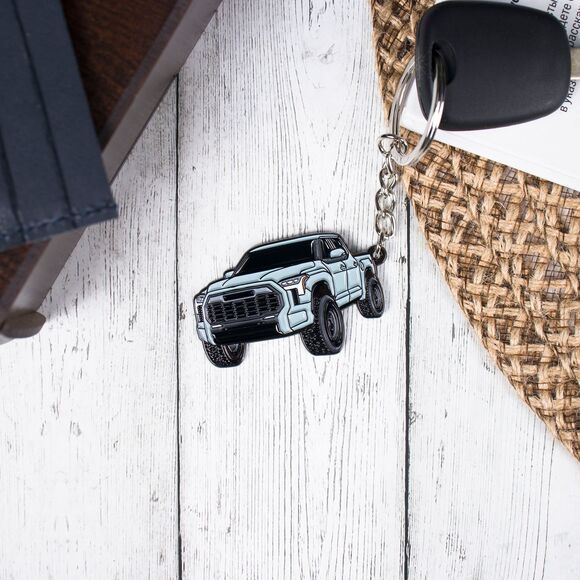 Tundra Accessories Metal Tundra Keychain 2024 2023 - Key Ring Toy Truck - Picture 5 of 10